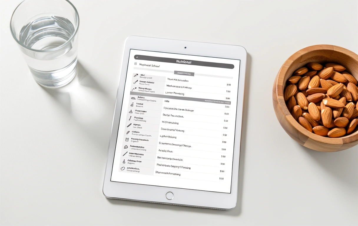 Digital nutrition plan